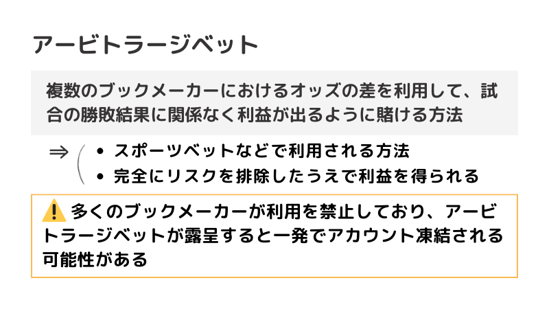 5 3 アービトラージベットをとは